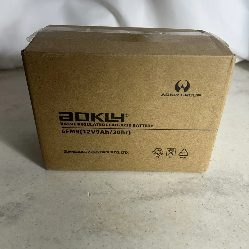 Aokly Valve Regulated Lead-acid Battery 12V 9ah